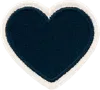 STONEY CLOVER LANE SAPPHIRE ROLLED EMBROIDERY HEART PATCH