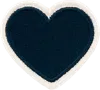 Stoney Clover Lane Sapphire Rolled Embroidery Heart Patch