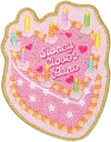 STONEY CLOVER LANE SCL BIRTHDAY CAKE PATCH