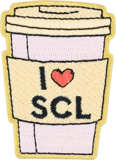 Stoney Clover Lane Scl Coffee Cup Patch In Neutral