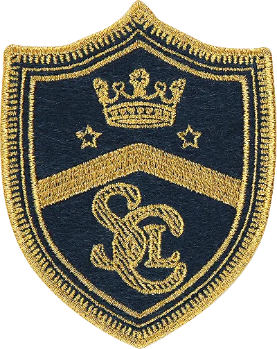 Stoney Clover Lane Scl Crest Patch In Gold