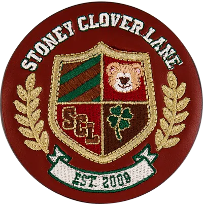 Stoney Clover Lane Scl Varsity Insignia Patch In Brown