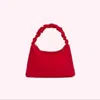 Stoney Clover Lane Scrunch Handle Bag In Ruby In Pink