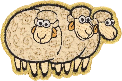 Stoney Clover Lane Sheep Patch In Brown