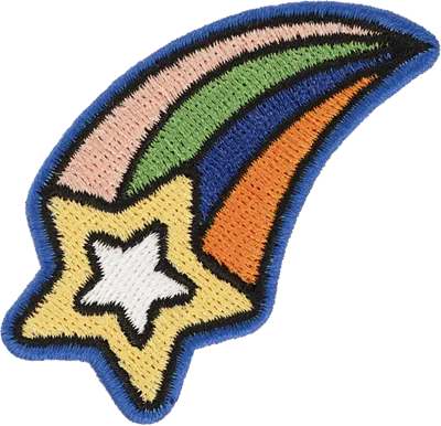 Stoney Clover Lane Shooting Star Patch In Multi