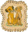 Stoney Clover Lane Simba & Nala Patch
