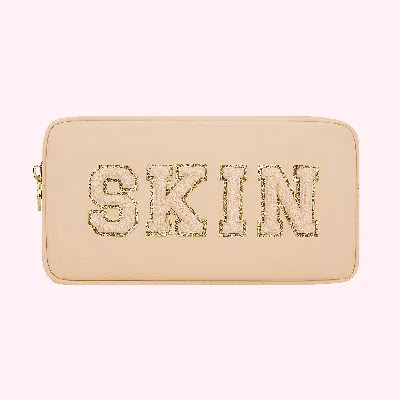 Stoney Clover Lane Skin Small Pouch In Neutral