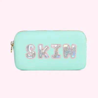 Stoney Clover Lane Skin Small Pouch In Blue