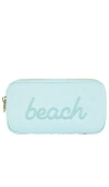 STONEY CLOVER LANE SKY BEACH EMBROIDERED SMALL POUCH