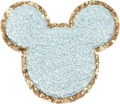 Stoney Clover Lane Sky Disney Mickey Mouse Glitter Patch In Blue