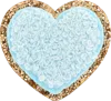 Stoney Clover Lane Sky Mini Glitter Varsity Heart Patch