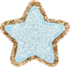 Stoney Clover Lane Sky Mini Glitter Varsity Star Patch