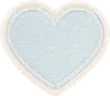 Stoney Clover Lane Sky Rolled Embroidery Heart Patch