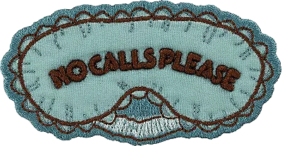Stoney Clover Lane Sleep Mask Patch In Blue