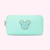 Stoney Clover Lane Small Cotton Candy Pouch With Disney Mickey Mouse Patch