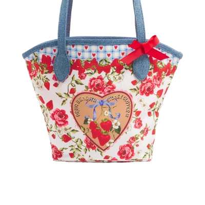 Stoney Clover Lane Small Curve Tote In Multi