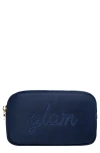 Stoney Clover Lane Small Glam Pouch In Blue