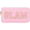Stoney Clover Lane Small Glam Pouch In Flamingo/glam