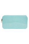 Stoney Clover Lane Small Glitter Pouch In Cotton Candy