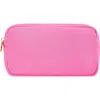 Stoney Clover Lane Small Nylon Pouch In Bubblegum