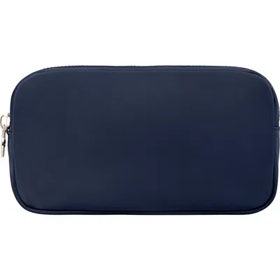 Stoney Clover Lane Small Nylon Pouch In Sapphire