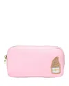 Stoney Clover Lane Small Pouch With Little Brown Bag Patch - Exclusive In Flamingo