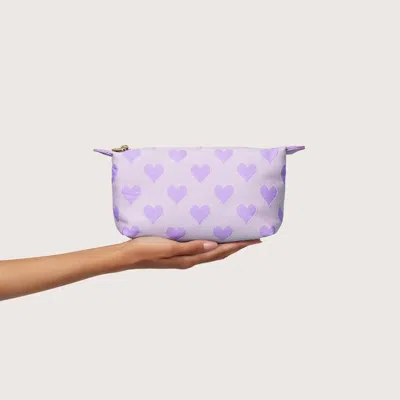 Stoney Clover Lane Small Pouchette In Purple