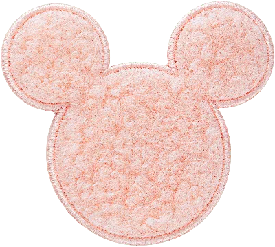 Stoney Clover Lane Small Sherpa Mickey Mouse Patch In Pink