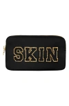 Stoney Clover Lane Small Skin Pouch In Noir/skin