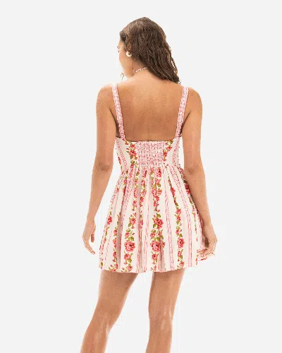 Stoney Clover Lane Spring Mini Dress In Pink