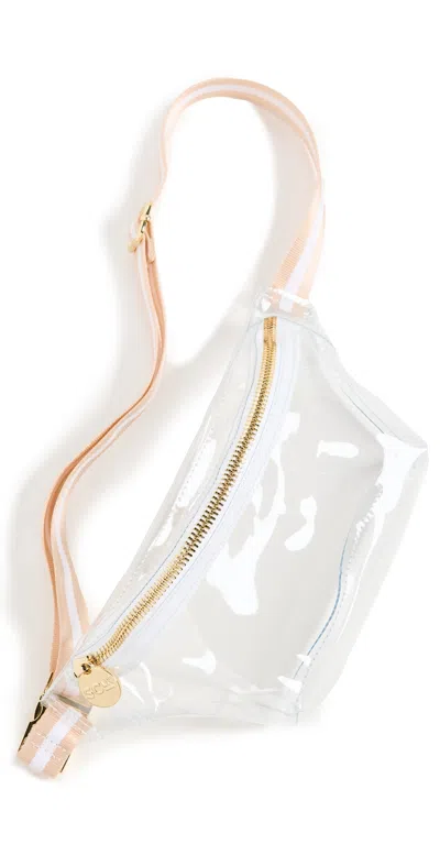 Stoney Clover Lane Stadium Clear Bag Sand & White