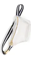 Stoney Clover Lane Stadium Clear Fanny Pack Bag In Navy & White In Noir & White