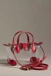 Stoney Clover Lane Stadium Clear Pouchette Crossbody Bag In Red
