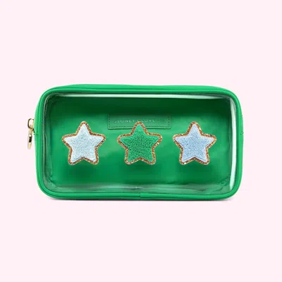 Stoney Clover Lane Star Clear Front Small Pouch In Green