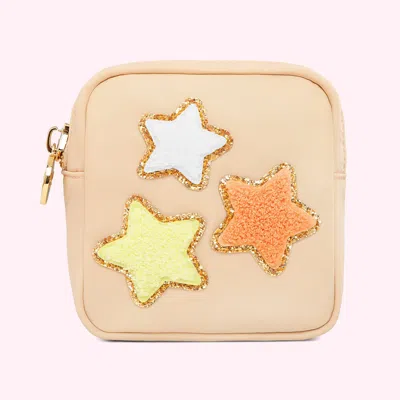 Stoney Clover Lane Star Mini Pouch In Brown