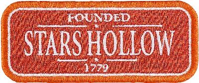 Stoney Clover Lane Stars Hollow Plaque Patch In Gray