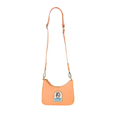 Stoney Clover Lane Stoney Clover Tennessee Volunteers Curved Crossbody Bag In Orange