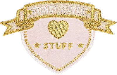 Stoney Clover Lane Stuff Blush Crest Patch In Pink