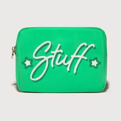 Stoney Clover Lane Stuff Embroidered Large Pouch