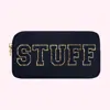 Stoney Clover Lane Stuff Small Pouch In Sapphire In Blue