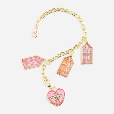 Stoney Clover Lane Super Bowl Bag Charm Cluster In Gold