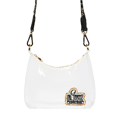 Stoney Clover Lane Super Bowl Clear Curved Crossbody Bag