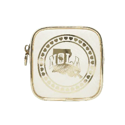 Stoney Clover Lane Super Bowl Mini Pouch In Gold