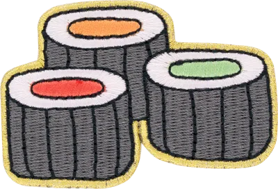 Stoney Clover Lane Sushi Rolls Patch In Gray