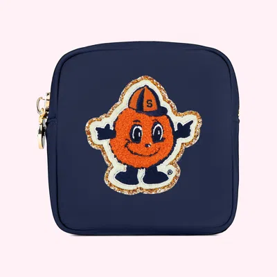 Stoney Clover Lane Syracuse University Mini Pouch In Blue