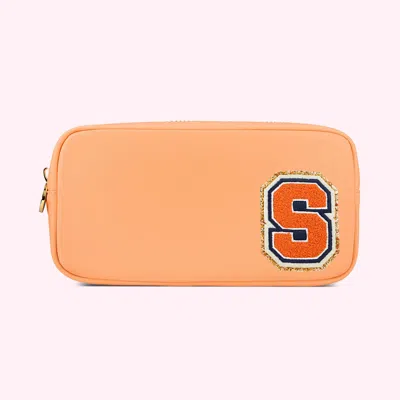 Stoney Clover Lane Syracuse University Small Pouch In Orange