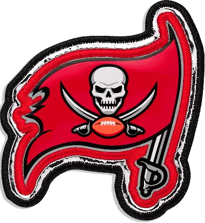 Stoney Clover Lane Tampa Bay Buccaneers Patch In Purple