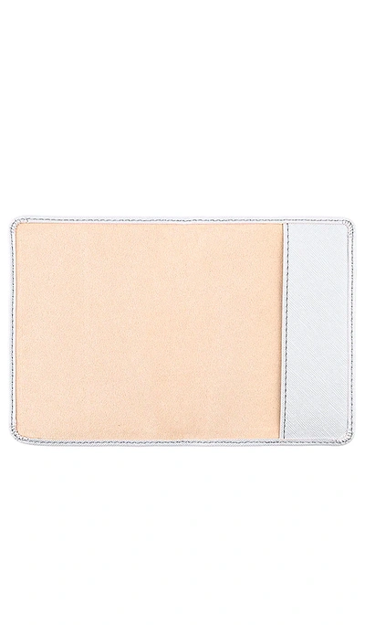 Stoney Clover Lane Textured Passport Case In Blanc