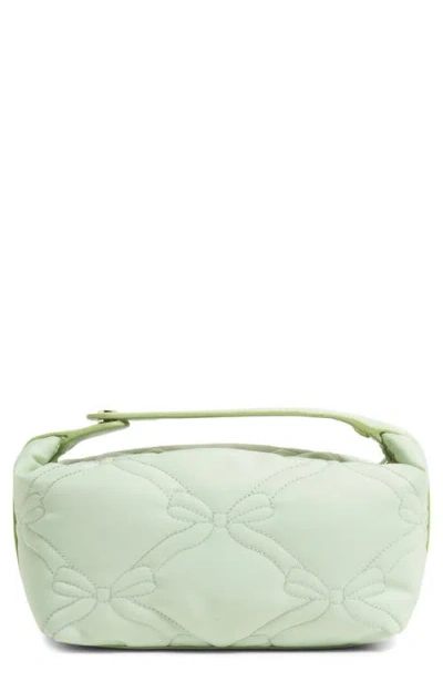 Stoney Clover Lane Top Handle Nylon Toiletry Bag In Green