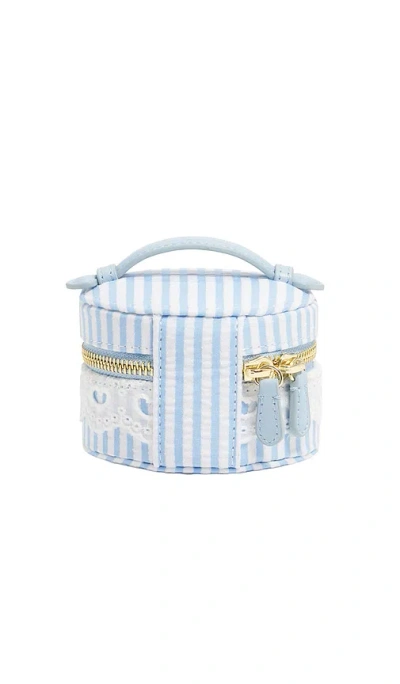 Stoney Clover Lane Top Handle Pill Case In Blue